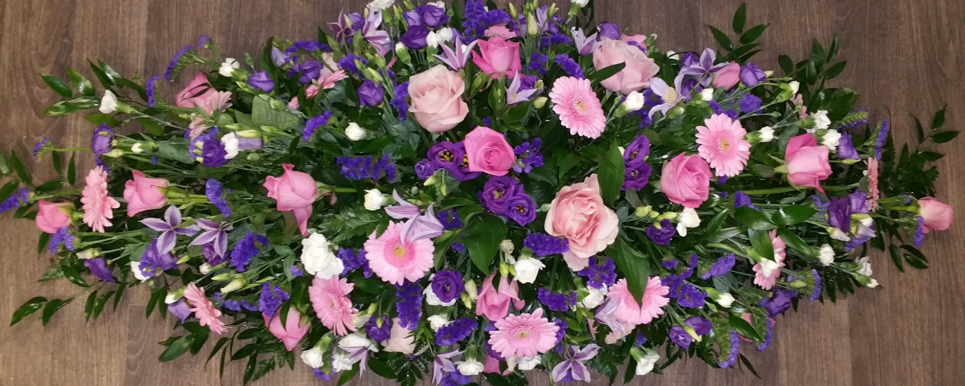 Funeral flowers from Foxglove Florists in Neyland