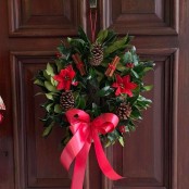 Door Holly Wreath